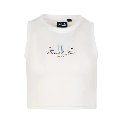 Fila Γυναικεία Αμάνικη Μπλούζα - Harlequinn - SS23SPW056-100 - White
