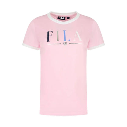 Fila Γυναικεία Κοντομάνικη Μπλούζα - Zios - SS23SPW061-374 - Pink