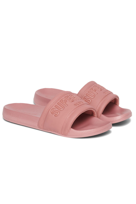 Superdry Γυναικείες Παντόφλες - City Luxe Pool Sliders - WF310233A-MIP - Ash Rose