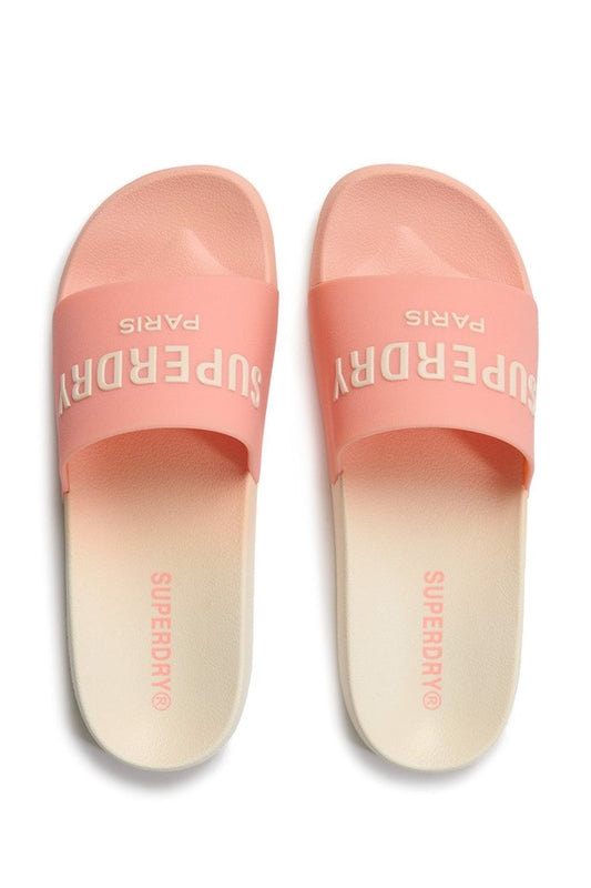 Superdry Γυναικείες Παντόφλες - Sdna Core Ombre Pool Slide - WF310236A-2WS - Peach Amber Pink