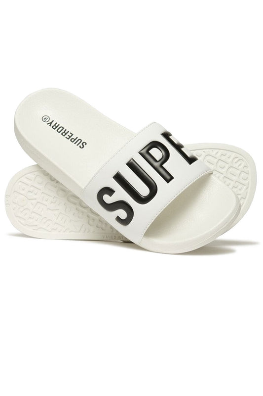 Superdry Γυναικείες Παντόφλες - Sdna Core Pool Slide - WF310237A-T7X - Brilliant White