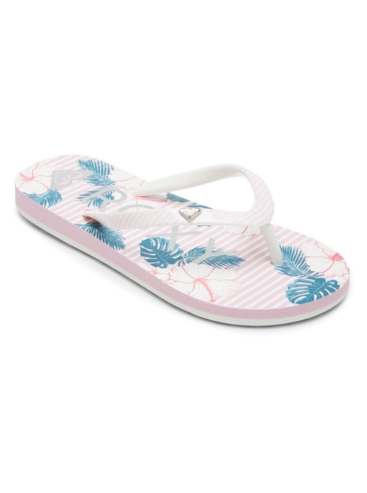 Roxy Σαγιονάρα Γιά Κορίτσι- Pebbles - Sandals for Girls ARGL100264-pw0 - Pink/White