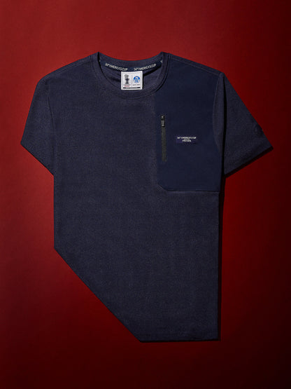 North Sails T-Shirt Ανδρικό - Recycled pique T-Shirt 452309-0802 color: Navy Blue