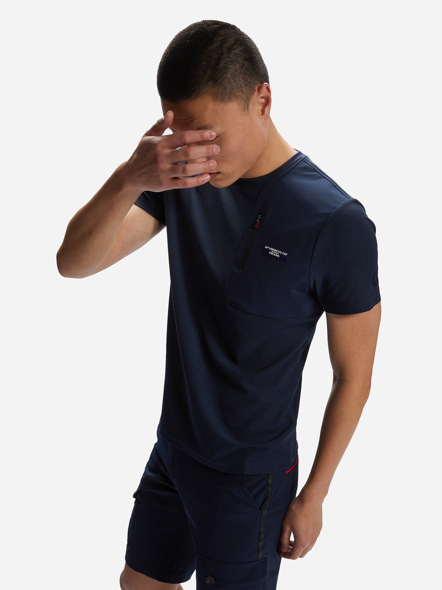 North Sails T-Shirt Ανδρικό - Recycled pique T-Shirt 452309-0802 color: Navy Blue