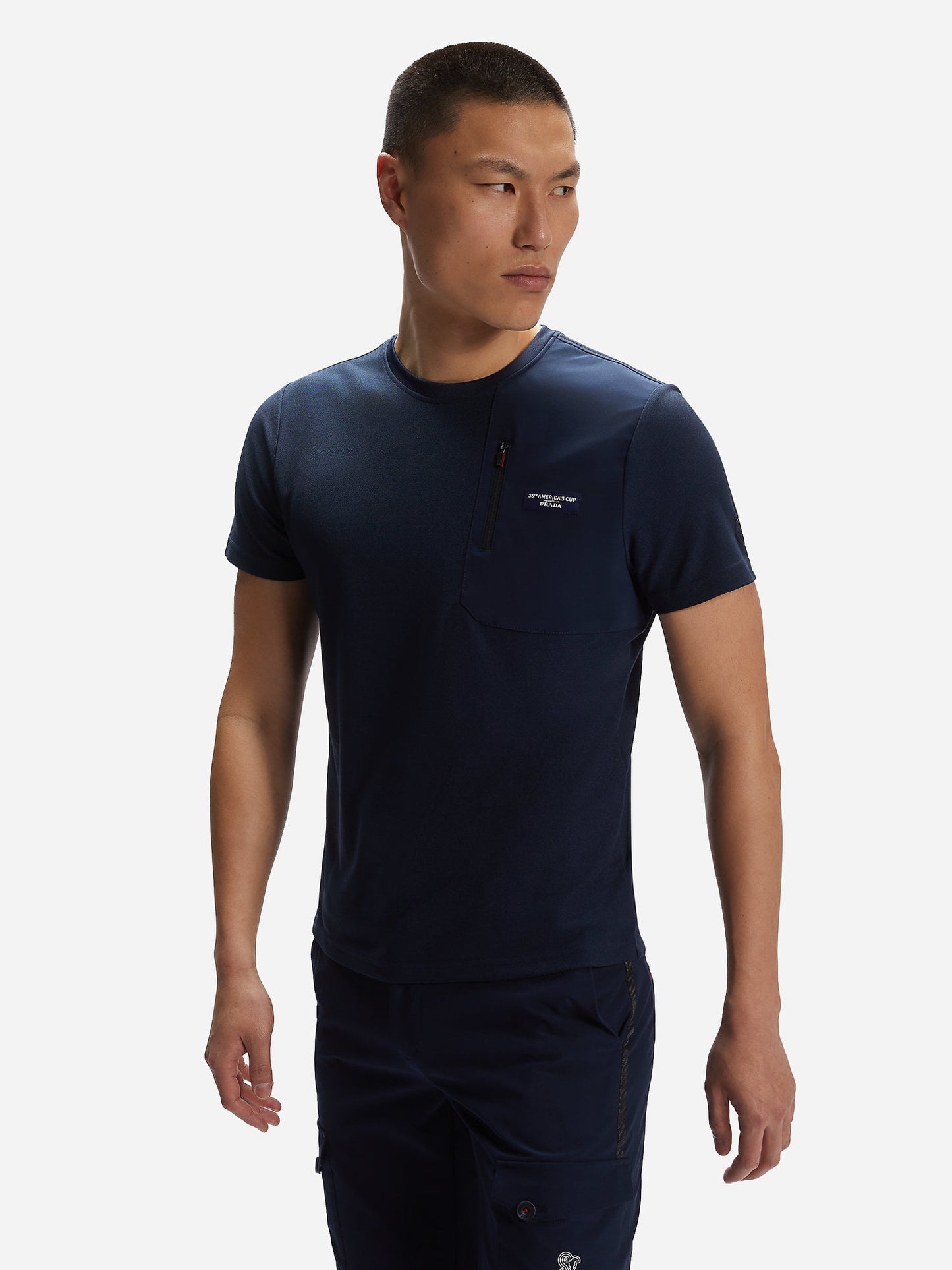 North Sails T-Shirt Ανδρικό - Recycled pique T-Shirt 452309-0802 color: Navy Blue