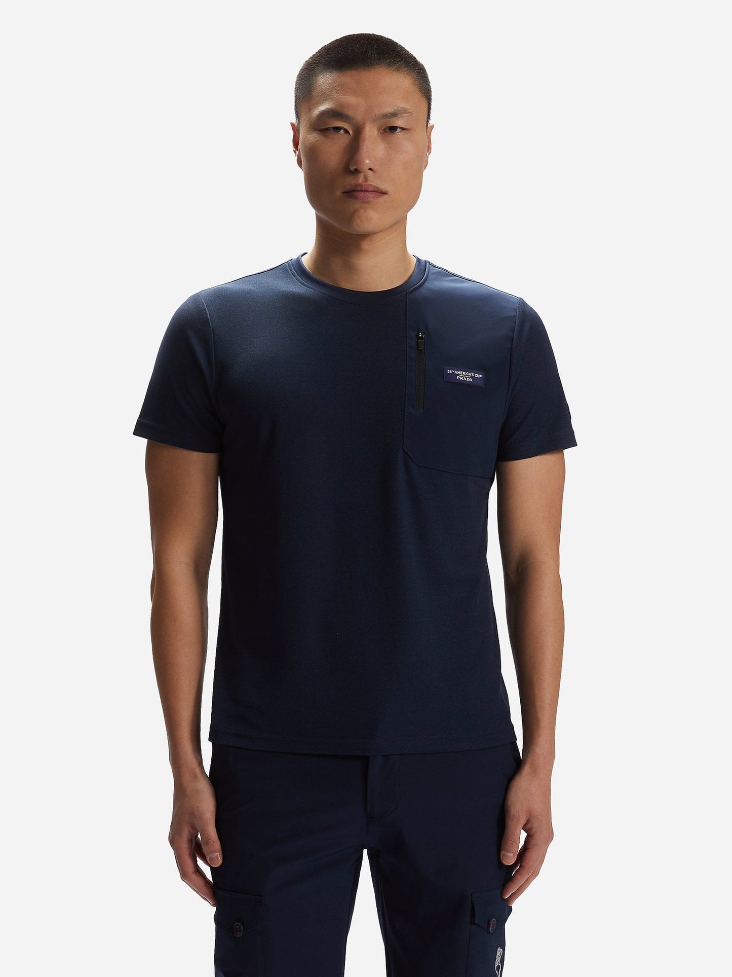 North Sails T-Shirt Ανδρικό - Recycled pique T-Shirt 452309-0802 color: Navy Blue