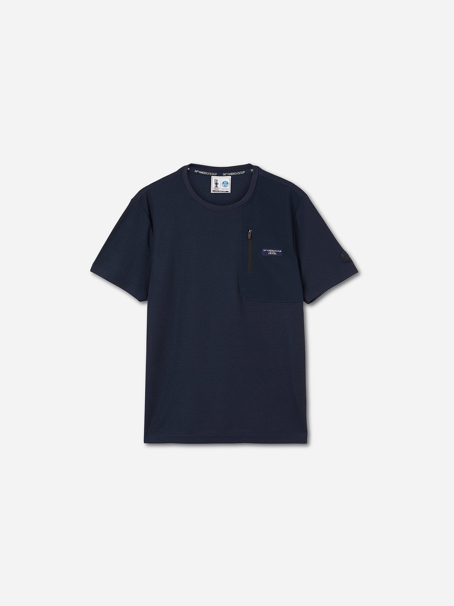 North Sails T-Shirt Ανδρικό - Recycled pique T-Shirt 452309-0802 color: Navy Blue