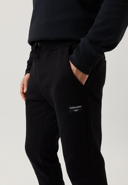 Bjorn Borg Παντελόνι Φούτερ Ανδρικό Centre Tapered Pants Black Beauty