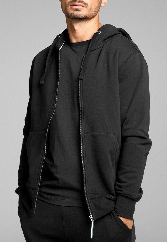 Bjorn Borg Ζακέτα με Κουκούλα Ανδρική Centre Zip Hood Black Beauty