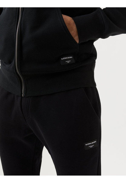 Bjorn Borg Ζακέτα με Κουκούλα Ανδρική Centre Zip Hood Black Beauty