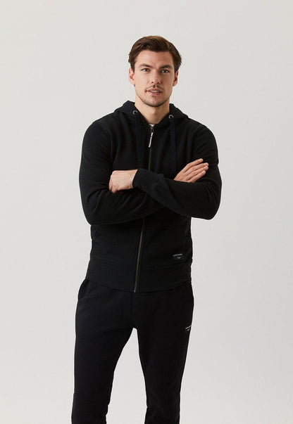 Bjorn Borg Ζακέτα με Κουκούλα Ανδρική Centre Zip Hood Black Beauty