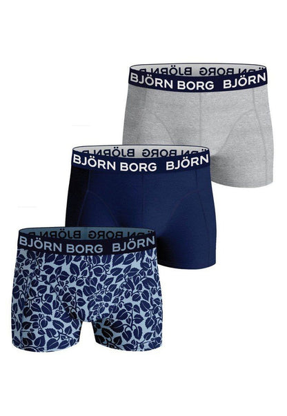 Bjorn Borg Παιδικά Εσώρουχα τεμ Core Boxer Junior pieces Grey melanze,Blue