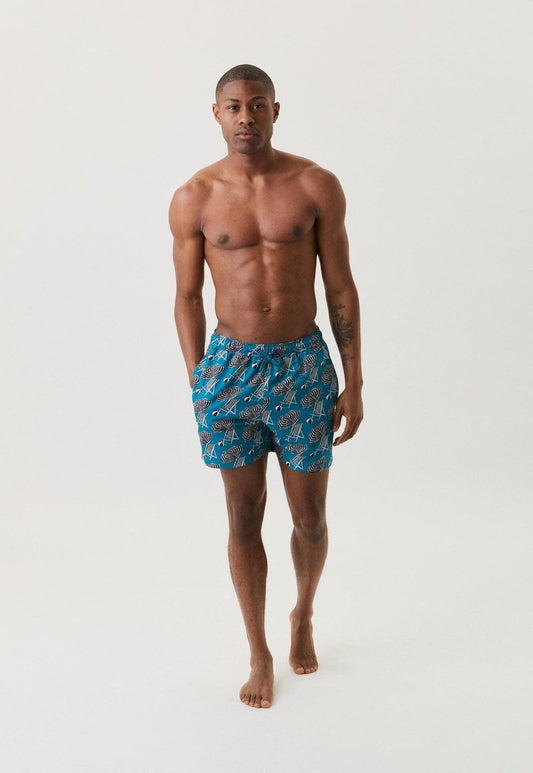 Bjorn Borg Μαγιό Ανδρικό Print Swim Shorts BB Parasoll