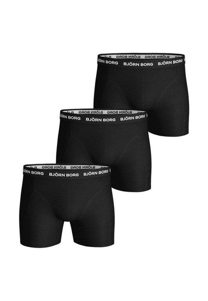 Bjorn Borg Ανδρικά Εσώρουχα Τεμ Shorts Solid Pieces Black